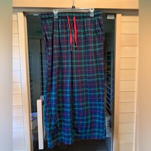 Natural Reflections Green and Black Plaid Pants